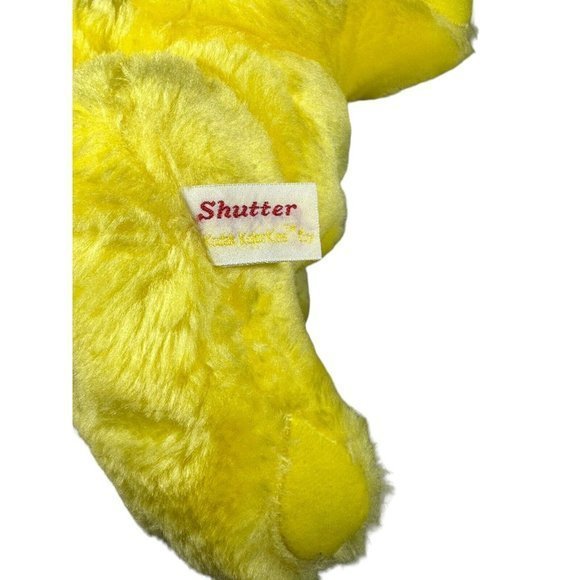 Kodak Kolorkins Shutter Plush Stuffed Animal Yellow Advertising Vintage 1980s 9" - Picture 4 of 6